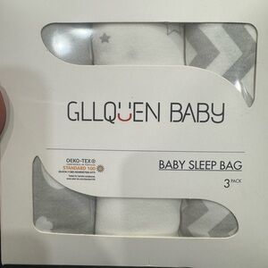 Gray Sleep Bag Set